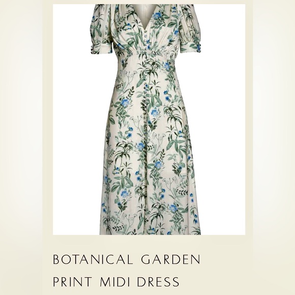 Gal Meets Glam Dresses & Skirts - Gal Meets Glam 40s style Midi Dress in Cream and Green

The Lauren Dress